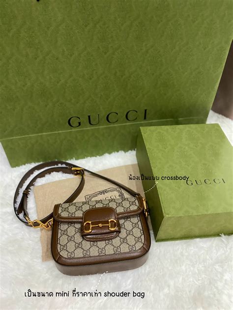 gucci horsebit 1955 mini bag รีวิว|gucci horsebit 1955 review.